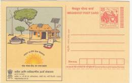 Renewable Energy (Hindi Language), Solar Street Light, Preparing Food, Wind Energy. Etc., Meghdoot Postal Stationery - Otros & Sin Clasificación