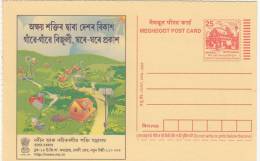 Renewable Energy (Assamese Language), Solar Street Light, Preparing Food, Etc., Meghdoot Postal Stationery - Sonstige & Ohne Zuordnung