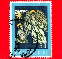 VATICANO - Usato - 1974 - Concorso Artistico Sulla Bibbia - 50 L. • "L´Annunciazione" - Used Stamps