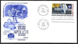 USA - N037 - Apollo 11 - First Men On The Moon - Premier Homme Sur La Lune - Sobres