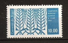 Brésil Brasil 1963 N° 736 ** Campagne Contre Le Faim, Epi, Blé, Agriculture - Neufs