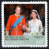 Australia 2011 60c Royal Wedding Self-adhesive Used - Gebruikt