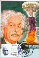 ALBERT EINSTEIN, PHIZICIST, CM, MAXICARD, CARTES MAXIMUM, 2005, ROMANIA - Albert Einstein