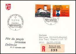 Switzerland 1977. Registred Card To Saint-Imier - Covers & Documents