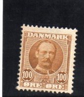 DANEMARK 1907-12 * - Ongebruikt