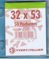 50 Pochettes Simple Soudure Transparentes 32x53mm - Clear Sleeves