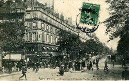 75-PARIS...BD.POISSONNIERE.... CPA ANIMEE - Arrondissement: 02