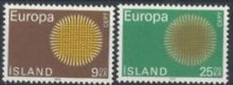 1970 - Islanda 395/96 Europa ---- - Ongebruikt