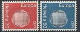 1970 - Svizzera 855/56 Europa ---- - Nuovi