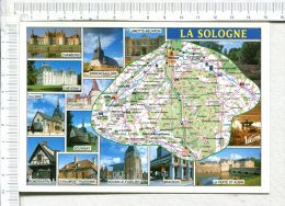 LA SOLOGNE  -  Cartographie   -  Multivues - Pays De La Loire