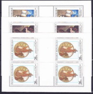 ** Tchéque République 2000 Mi Klb. 274-6, (MNH) - Blocchi & Foglietti