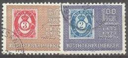 1971 Posthorn Stamps Mi 637-8 / Facit 669-70 / Sc 584-5 / YT 596-7 Used / Oblitéré / Gestempelt [hod] - Usati