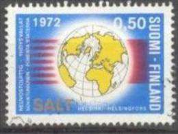 1972 SALT Treaty Mi 703 / Facit 707 / Sc 515 / YT 668 Used / Oblitéré / Gestempelt [hod] - Usados