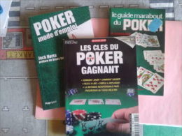 3 Livres Sur Le Poker. Peuvent étre Vendu Séparément - Giochi Di Società