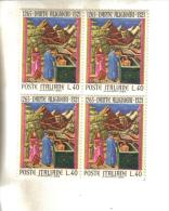 Francobolli Italia-quartina-dante Allighieri-1965 - Blocks & Sheetlets