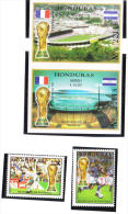 Honduras 1998 World Cup Soccer Championship France MNH - Honduras