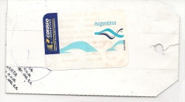 ARGENTINA - 2008 FRAMA Without Value Used On Post Office Card - Franking Labels