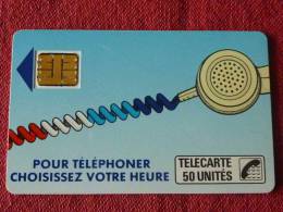 Ko3B.610 - USAGE COURANT CORDON BLEU - 50 SC3 - TEXTE 2A - OFFSET GLACE - TP NOIR - Telefonschnur (Cordon)