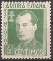 FET32-LM091TLN.Espagne.Spain.España.JOSE ANTONIO PRIMO DE RIBERA.Falange.1938. (Galvez 32*)en Nuevo.RARO - Nationalist Issues