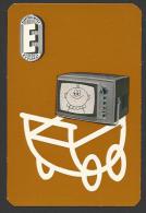 HUNGARY, "Elekroimpex", PORTABLE TV. ADVERTISING,  1968. - Petit Format : 1961-70