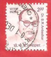 INDIA USATO - 2009 - B R Ambedkar - 2 ₨ India Rupee - Michel IN 2355 - Used Stamps