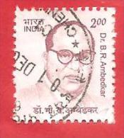 INDIA USATO - 2009 - B R Ambedkar - 2 ₨ India Rupee - Michel IN 2355 - Oblitérés