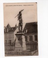 Juil13   5860973   Saint  Pierre Le Moutier   Statue Jeanne D'arc - Saint Pierre Le Moutier