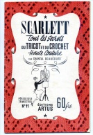 TRICOT Et CROCHET Haute Couture Collection SCARLETT 1948 / 36 Pages /  POINTS Et Conseils Par Chantal BEAUCOURT - Schnittmuster