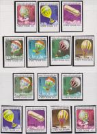 VIETNAM  DENT+NON DENT/IMPERF BALLONS 1983  YVERT N°394/400 **MNH  Réf  3993 - Andere & Zonder Classificatie