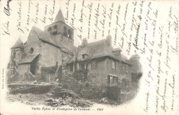 CRANSAC - VIEILLE EGLISE ET PRESBYTERE -  1902 - Other Municipalities