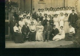 Gohfeld NRW Gruppenfoto Männer Und Frauen Gel. 25.9.1911 Nach Sieker Bielefeld - Autres & Non Classés