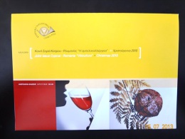 Cyprus Philatelic Information 2010 Joint Issue Cyprus-Romania Viticulture+Christmas 2010 - Cartas