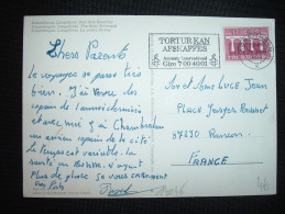 CP POUR FRANCE TP EUROPA 2,70 OBL.MEC. 9 AUG 1984 KOBENHAVN - Cartas & Documentos