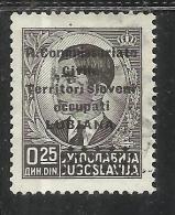 OCCUPAZIONE ITALIANA ITALY ITALIA LUBIANA 1941 R.  COMMISSARIATO 25 P TIMBRATO USED - Ljubljana