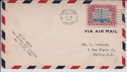 USA - 1930  - POSTE AERIENNE - ENVELOPPE AIRMAIL De SPOKANE ( WASHINGTON ) - 4TH ANNUAL AIR JUBILEE - 1c. 1918-1940 Briefe U. Dokumente