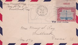 USA - 1930  - POSTE AERIENNE - ENVELOPPE AIRMAIL De MISHAWAKA ( INDIANA ) - FIRST FLIGHT BAY CITY TO CHICAGO C.A.M. 27 - 1c. 1918-1940 Brieven