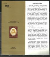 INDIA, 1996,  Death Bicentenary Of Ahilyabai Holkar, Brochure - Briefe U. Dokumente