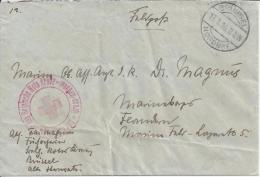 BELGIQUE - 1916 - LETTRE DU COMMISSARIAT DE  LA CROIX ROUGE DE BRUXELLES  - - Covers & Documents