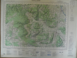 CARTE GEOGRAPHIQUE - PONT St-ESPRIT - Village 4 Angle - Mas De La Cabane/Méjannes - Pont St Esprit - Vallérargues Laudun - Topographische Kaarten