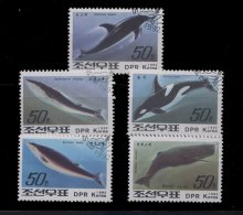 Corée Ob N° 2341 à 2345 - Cétacés - Baleines