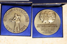 Médaille Du Cinquantenaire De La Fédération Nationale Des Mutilés Du Travail - Frankreich