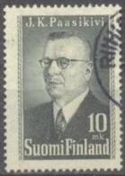 1947 President Paasikivi Mi 334 / Facit 332 / Sc 263 / YT 320 Used / Oblitéré / Gestempelt [lie] - Usati