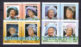 Z704 - GRENADINES ST. VINCENT , 85th Birthday Queen Mother Soprastampa SPECIMEN ***  MNH - St.Vincent & Grenadines