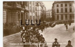 BELGIQUE ; Bruxelles ; Funerailles Nationales Du Cardinal Mercier , Le 28 Janvier 1926 - Famous People