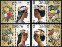 TUVALU 1987 Cpl Set Of 8 Value Yvert Cat. N° 448/55 Perfect MNH ** - Tuvalu