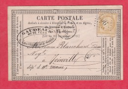 CPA Précurseur De 1876 - CHATILLON Sur MARNE - Cachet GAUDEAUX - Maison De Fers - RARE - Châtillon-sur-Marne