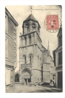 Cp, 86, Poitiers, Eglise Ste-Radegonde, Voyagée - Poitiers