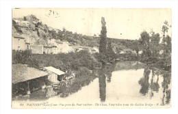 Cp, 86, Poitiers, Le Clain, Vue Prise Du Pont Guillon, Voyagée 1923 - Poitiers