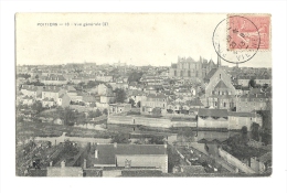 Cp, 86, Poitiers, Vue Générale, Voyagée 1903 - Poitiers