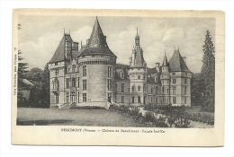 Cp, 86, Beaumont, Château De Beaudiment, Façade Sud-Est - Autres & Non Classés